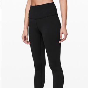 NEVER WORN Lululemon Wunder Under high rise 25”